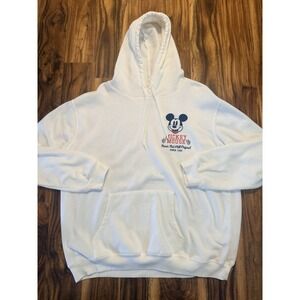 Official Disney Mickey Mouse Hoodie Sweat Shirt Winter White  3XL (21)